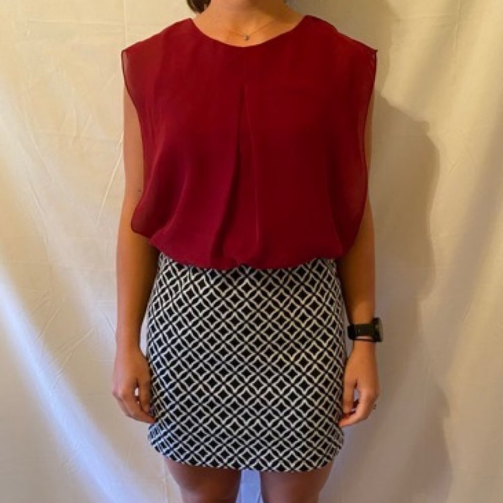 NWOT Speechless Maroon Dress with Fitted S…